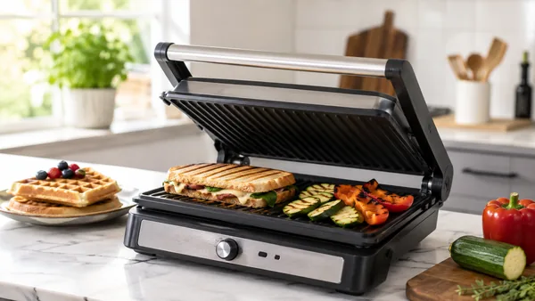 Pierre contactgrill PCG5000 Multi: veelzijdige contactgrill voor tosti’s, wafels en grillgerechten